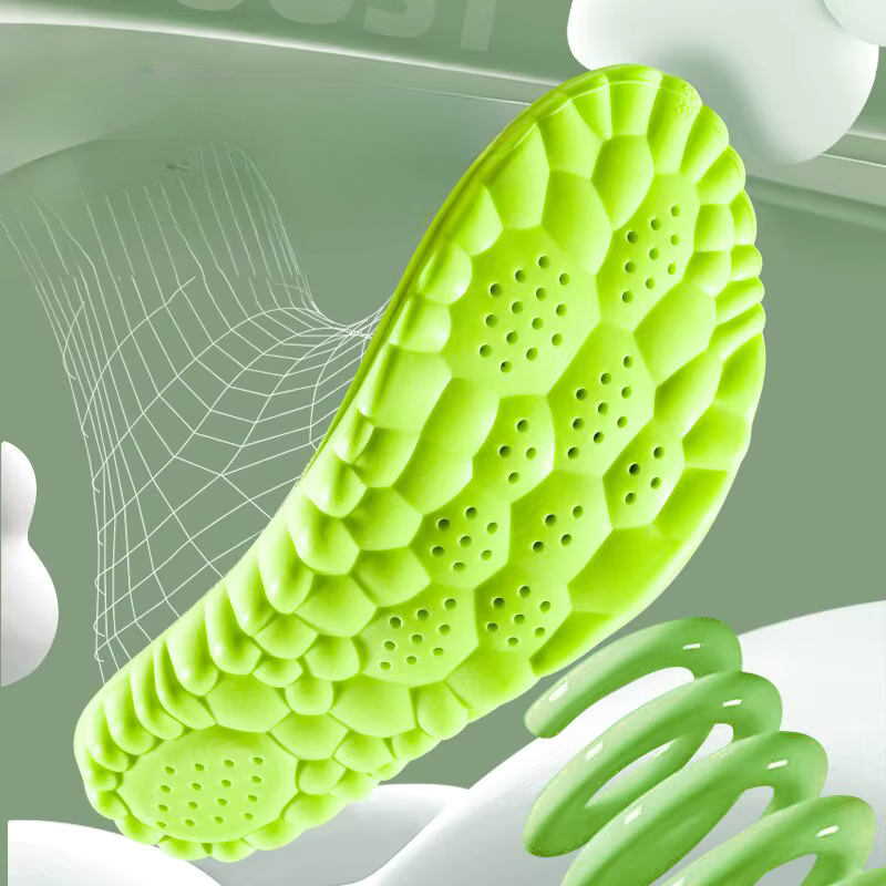 PLANTILLAS DEPORTIVAS UNISEX 4D – TRANSPIRABLES Y SÚPER ELÁSTICAS