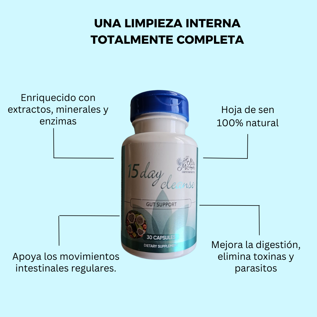 15 days CLEANSE  -limpiador intestinal