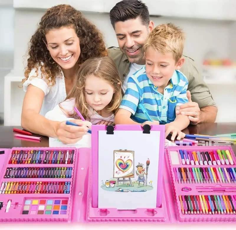 MEGA KIT DE ARTE 208PCS