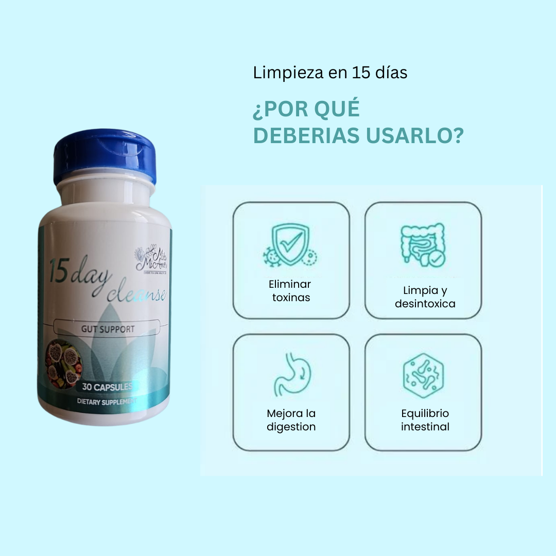 15 days CLEANSE  -limpiador intestinal