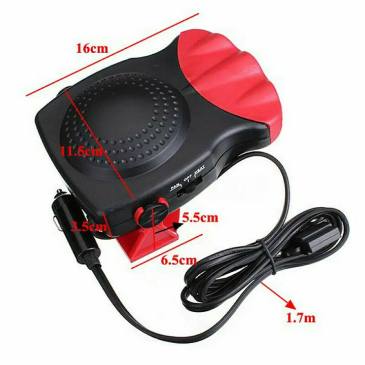 CALENTADOR Y VENTILADOR DUAL PORTÁTIL PARA AUTO – 12V