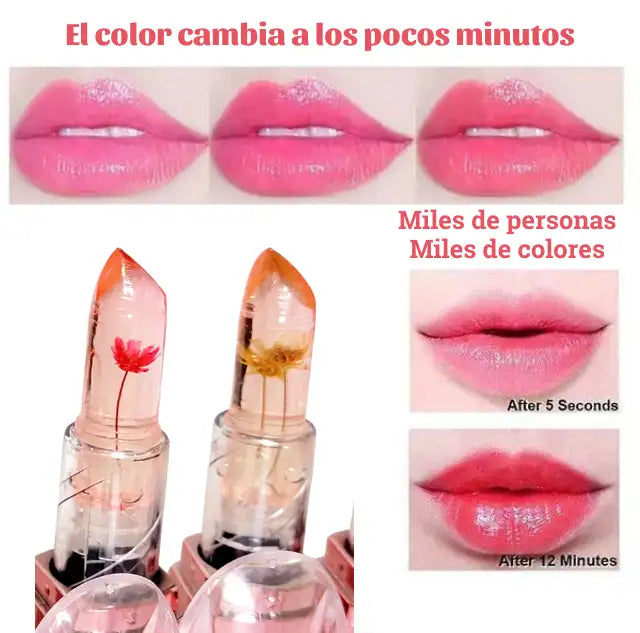 EL SECRETO DE LABIOS HIDRATADOS CRISTAL GLOSS PRINCESS KIT X2 LABIALES.