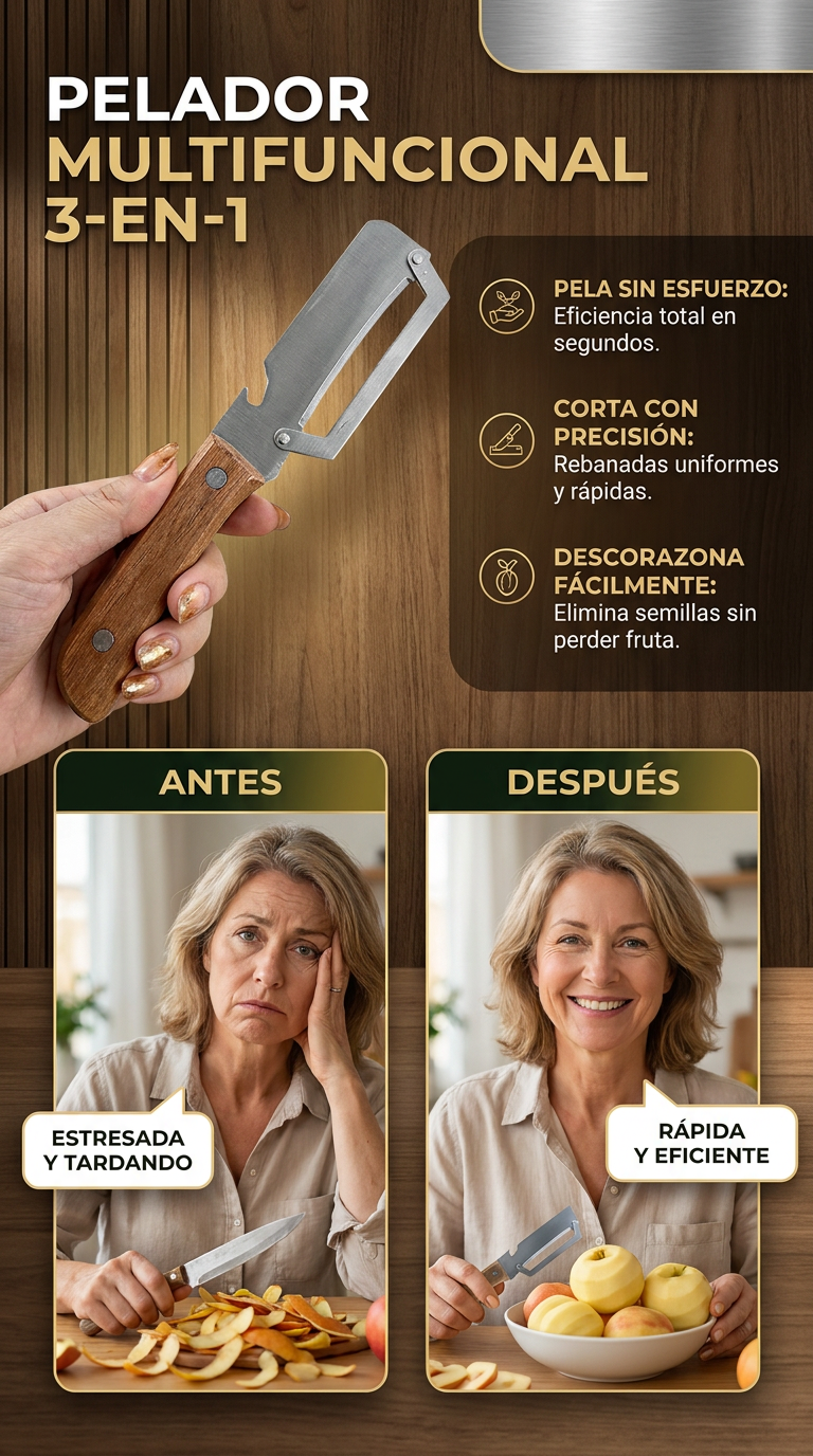 PELADOR MULTIFUNCIONAL FRUTAS /ALIMENTOS