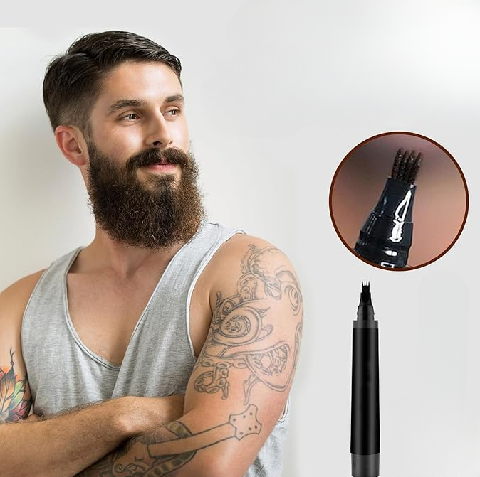LÁPICES PARA BARBA EFECTO MICROBLADING IMPERMEABLE – OFERTA 2X1