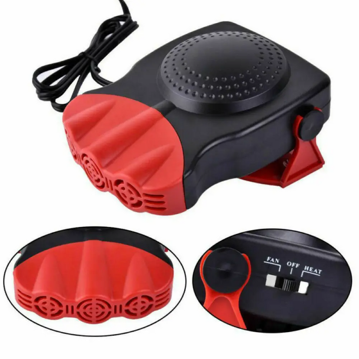 CALENTADOR Y VENTILADOR DUAL PORTÁTIL PARA AUTO – 12V