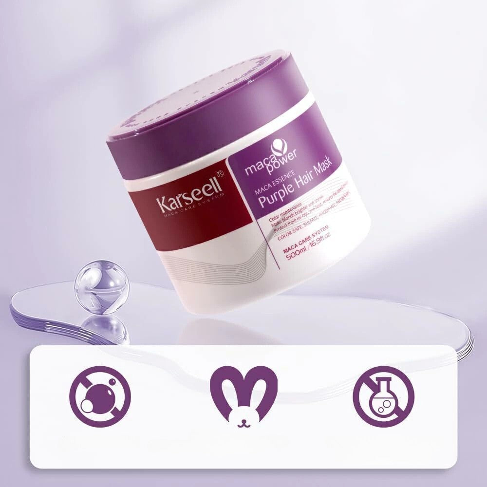 MASCARILLA KARSELL CAPILAR MATIZANTE TAPA MORADA
