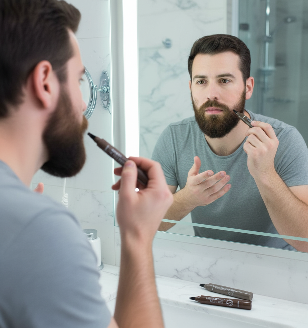 LÁPICES PARA BARBA EFECTO MICROBLADING IMPERMEABLE – OFERTA 2X1