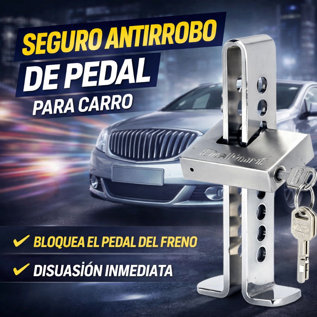 SEGURO ANTIRROBO DE FRENO PARA CARRO.