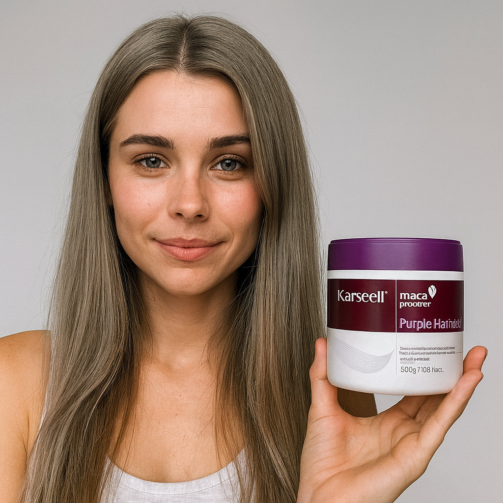 MASCARILLA KARSELL CAPILAR MATIZANTE TAPA MORADA