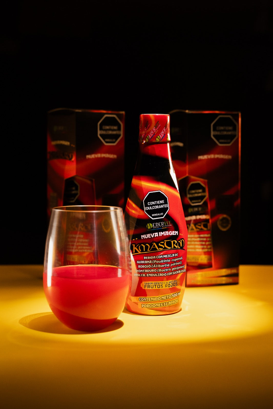KMASTRON FRUTOS ROJOS 500 ML – ENERGÍA Y VITALIDAD