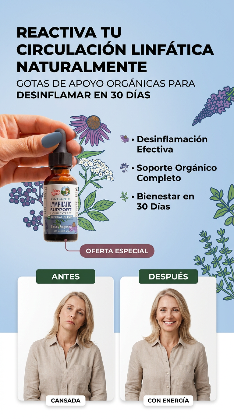 DRENAJE LINFÁTICO | GOTAS DE APOYO ORGÁNICAS