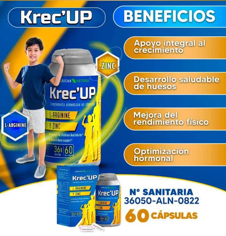 KRECUP – IMPULSA LA HORMONA DEL CRECIMIENTO